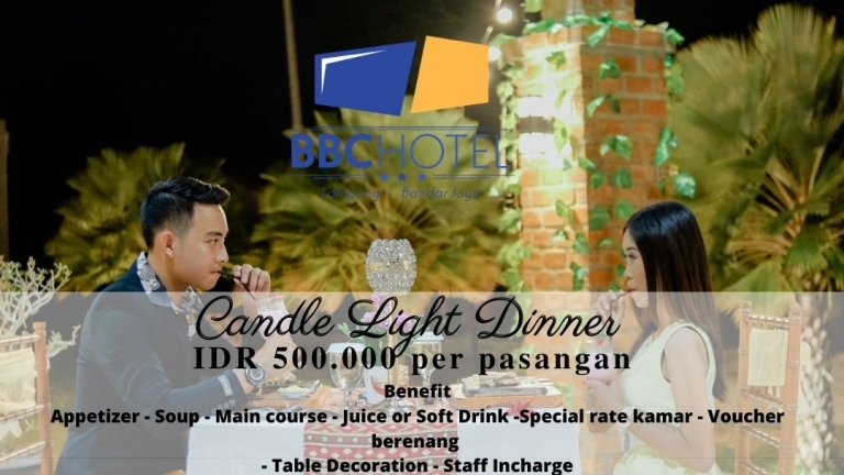 Candle Light Dinner IDR 500k