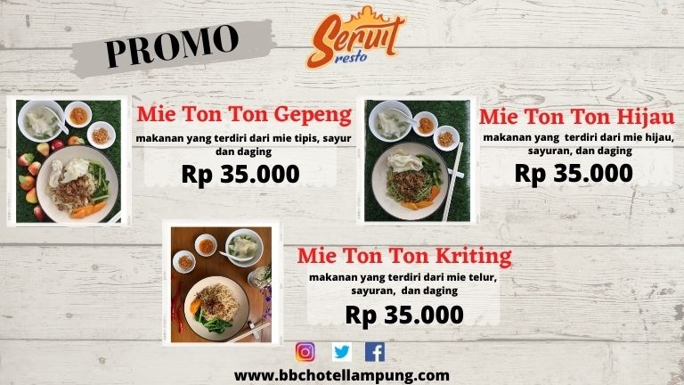 Promo Mie Ton Ton BBC Hotel Lampung